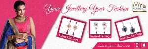Earrings for Woman | Jhumka Earrings online at My Abhushan